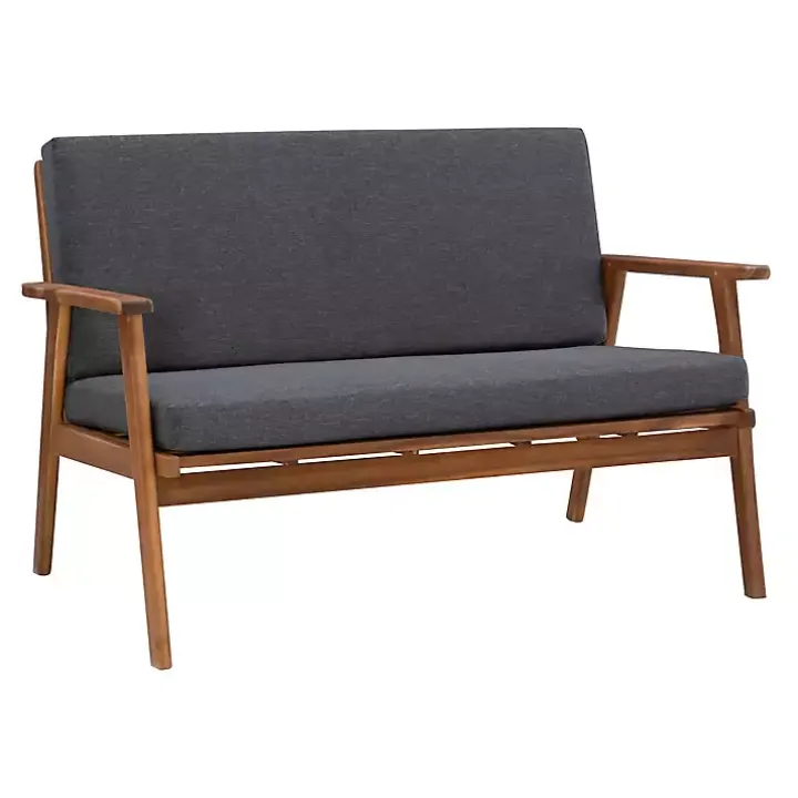 Gray Acacia Wood 4-pc. Outdoor Living Set