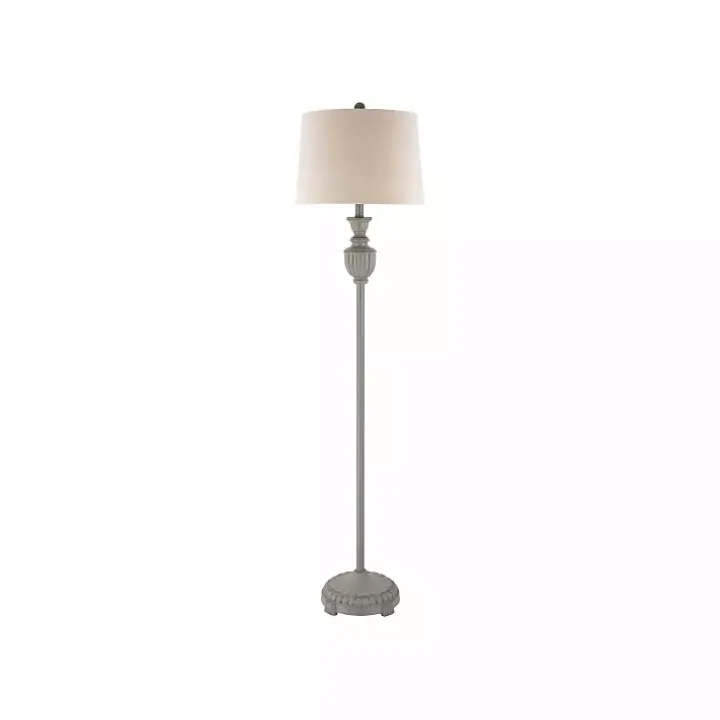 Gray Algood Metal Floor Lamp