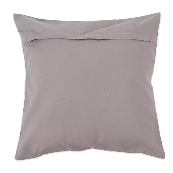 Gray and White Check Pillow Covers, Set of 4