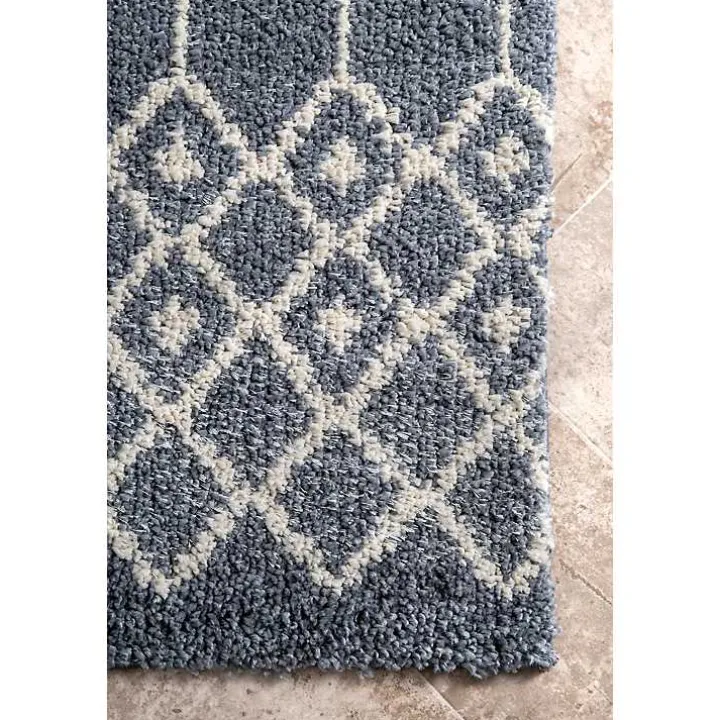 Gray Barbara Moroccan Area Rug, 8x10