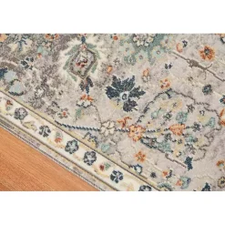Gray Bohemian Area Rug, 7x9