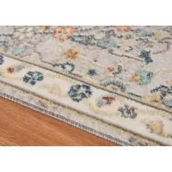 Gray Bohemian Area Rug, 7x9