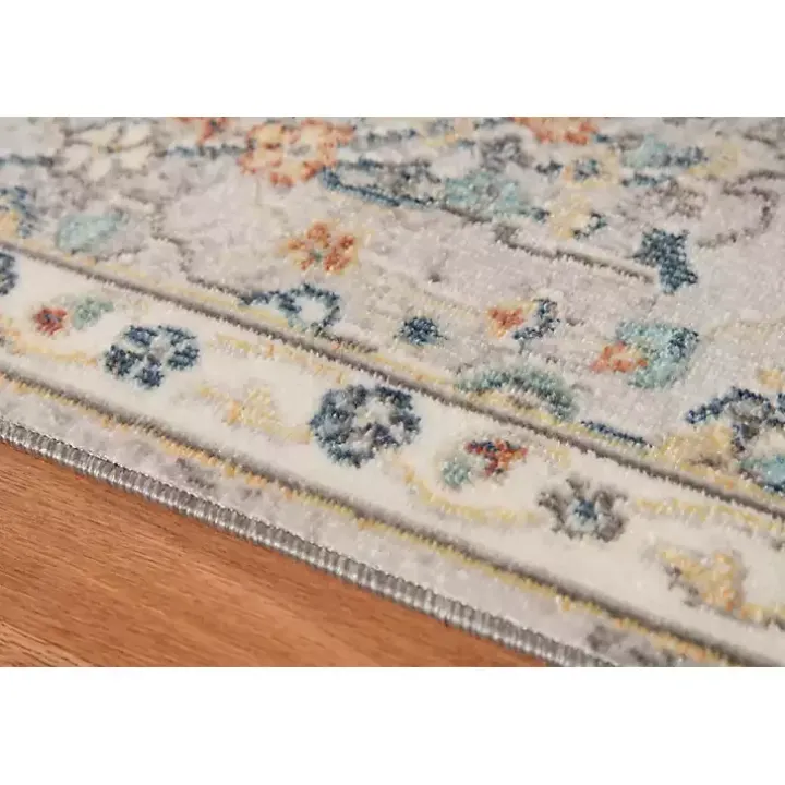 Gray Bohemian Area Rug, 7x9