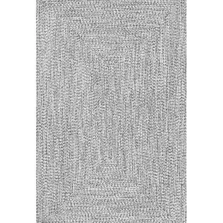 Gray Braided Lefebvre Area Rug, 10x14