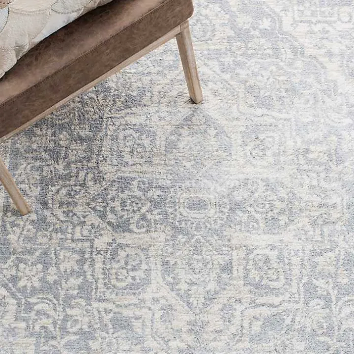 Gray Brentwood Traditional Runner, 2x8