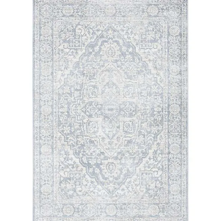 Gray Brentwood Traditional Area Rug, 5x7