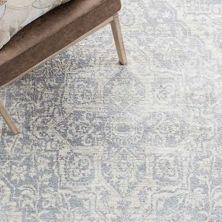 Gray Brentwood Traditional Area Rug, 5x7