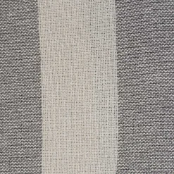 Gray Cabana Stripe Throw