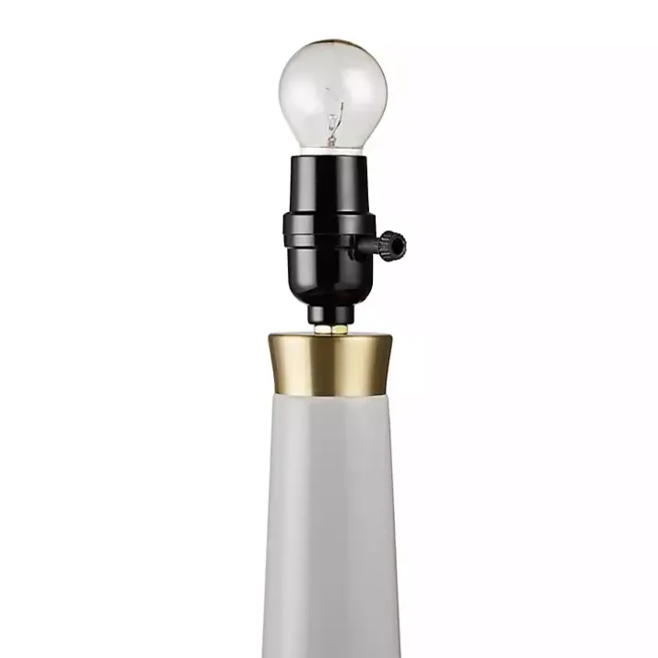 Gray Ceramic Zazie Table Lamp