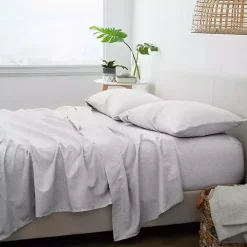 Gray Chambray 3-pc. Twin Sheet Set