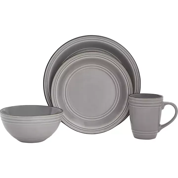 Gray Charisma 16-pc. Dinnerware Set