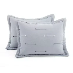 Gray Clip Jacquard 3-pc. Full/Queen Comforter Set