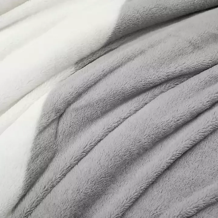 Gray Color Block 3-pc. Full/Queen Comforter Set