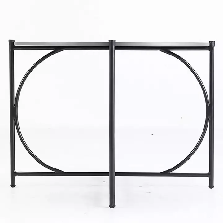Gray Concrete Top Outdoor Bistro Table