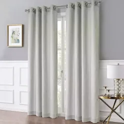 Gray Corsica Curtain Panel, 95 in.