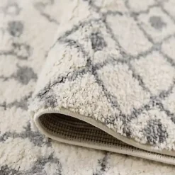 Gray Diamond Area Rug, 8x10