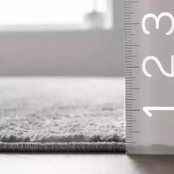 Gray Distressed Power Loomed Area Rug, 12x15