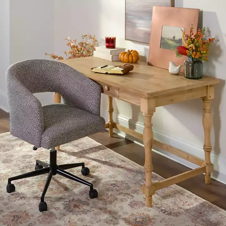 Gray Dotty Office Chair