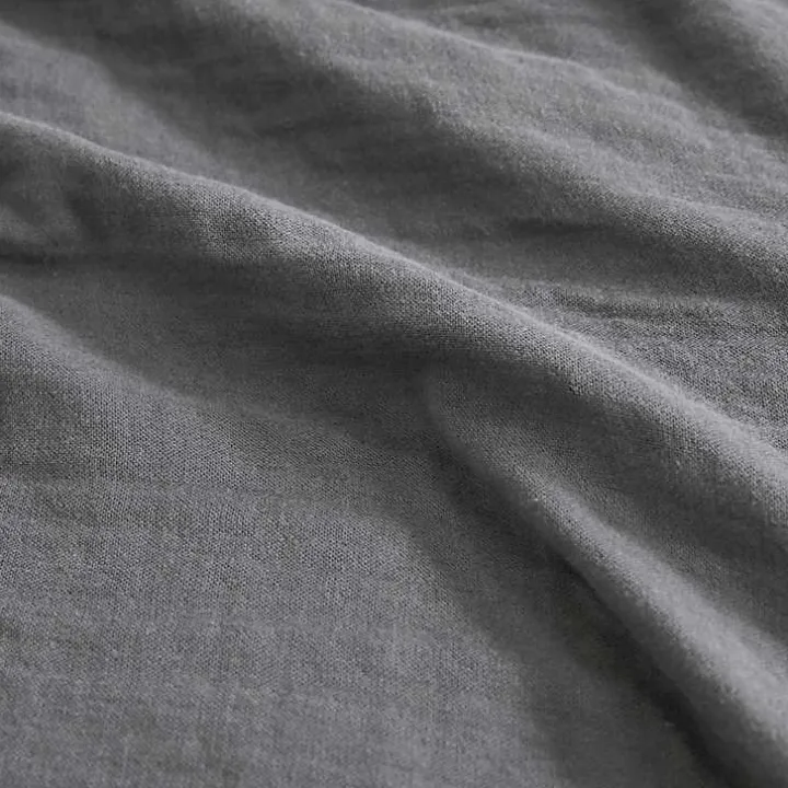 Gray Full/Queen Lightweight Cotton Blanket