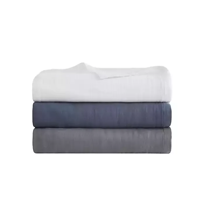 Gray Full/Queen Lightweight Cotton Blanket