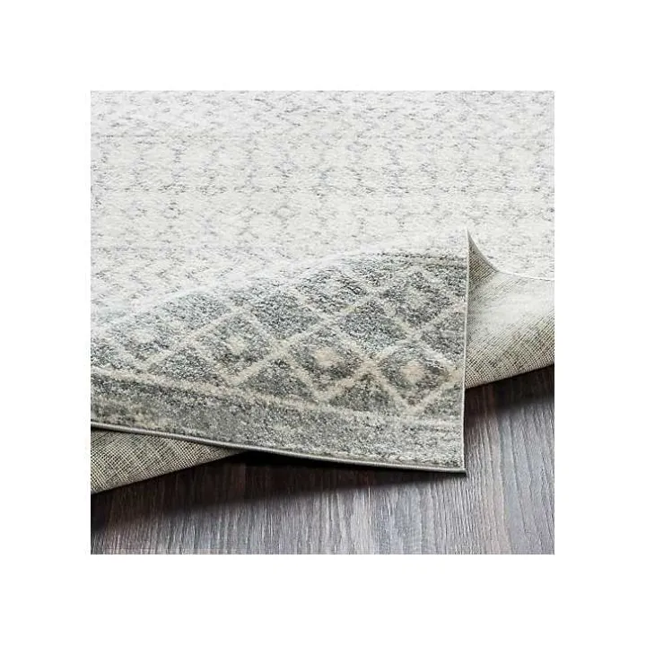 Gray Global Pattern Area Rug, 7x10