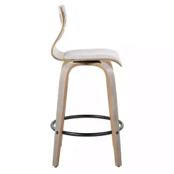 Gray Golia Swivel Counter Stools, Set of 2