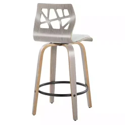 Gray Golia Swivel Counter Stools, Set of 2