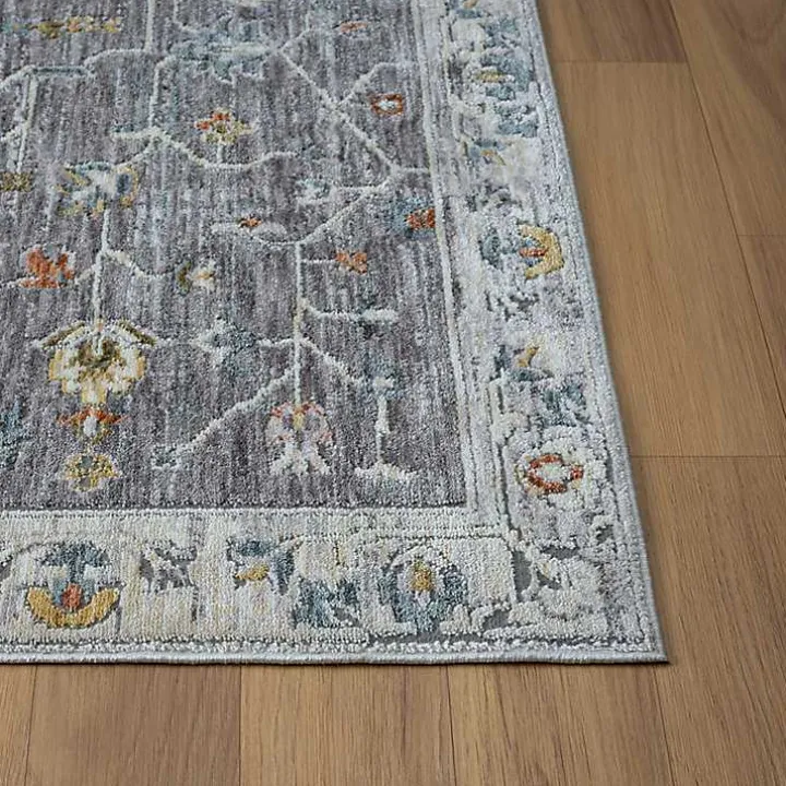 Gray Ivory Accent Rug, 2x3