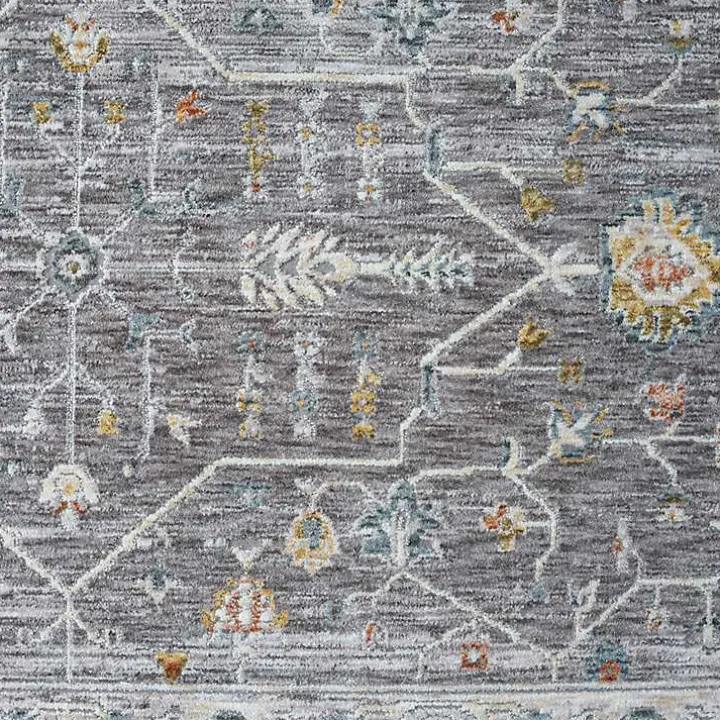 Gray Ivory Accent Rug, 2x3