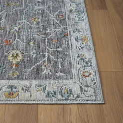 Gray Ivory Area Rug, 7x9