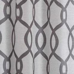 Gray Kenzie Curtain Panel Set, 108 in.