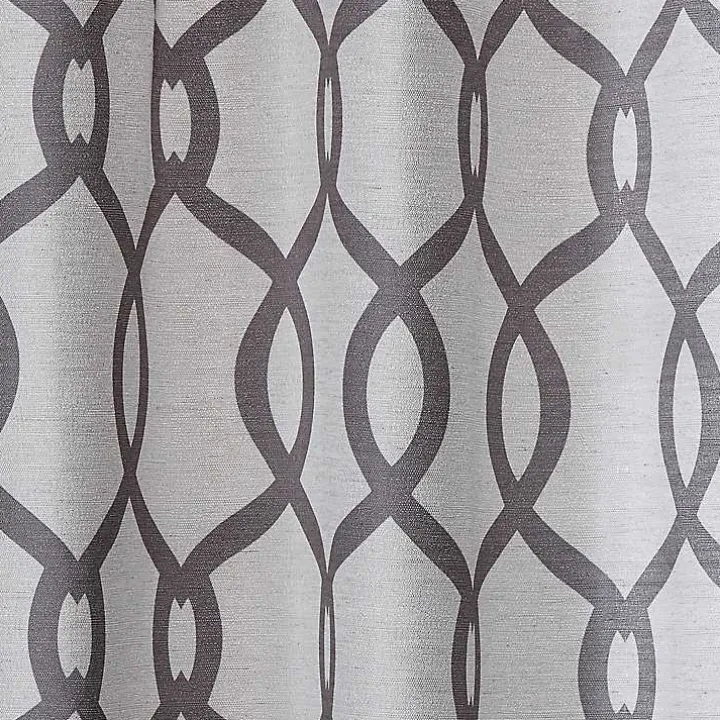 Gray Kenzie Curtain Panel Set, 108 in.