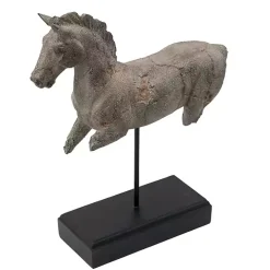 Gray Legless Horse Statue