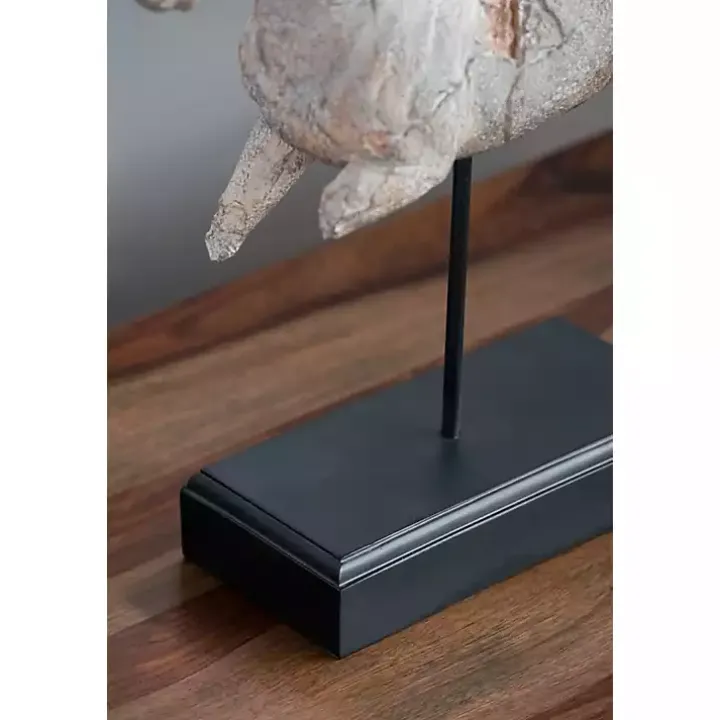 Gray Legless Horse Statue