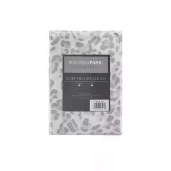 Gray Leopard Satin Standard 2-pc. Pillow Case Set