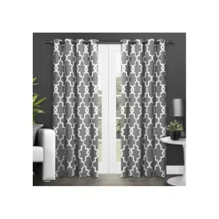 Gray Maxwell Blackout Curtain Panel Set, 84 in.