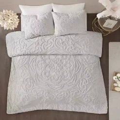 Gray Medallion California King 3-pc. Comforter Set