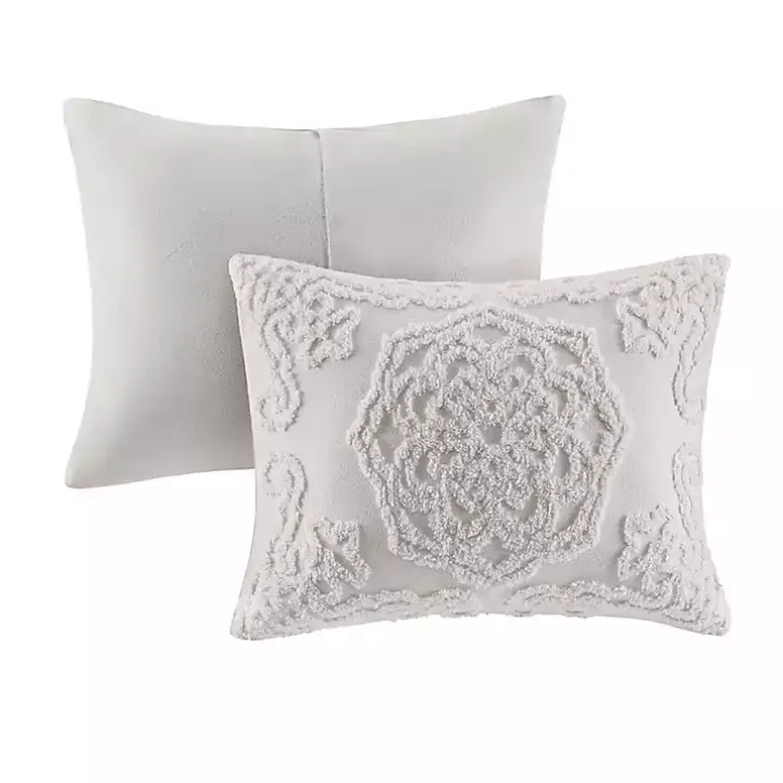 Gray Medallion California King 3-pc. Comforter Set