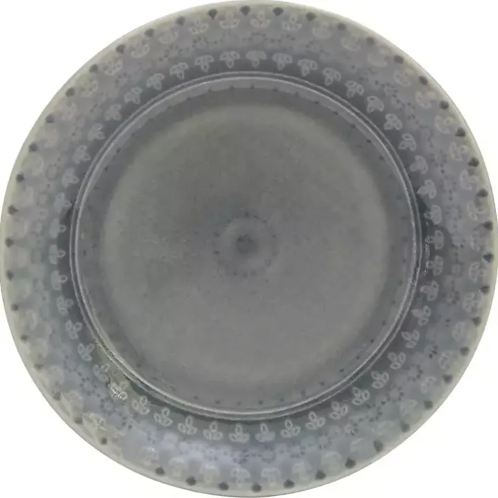 Gray Medallion 16-pc. Ceramic Dinnerware Set