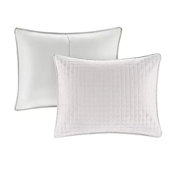 Gray Nash 3-pc. Reversible King Coverlet Set