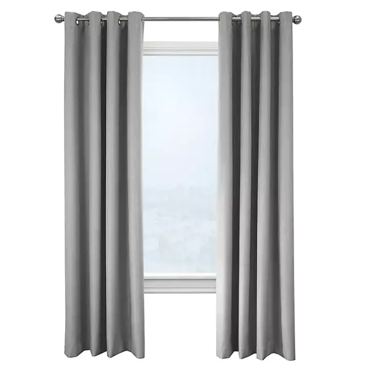 Gray Newberry Blackout Curtain Panel, 84 in.