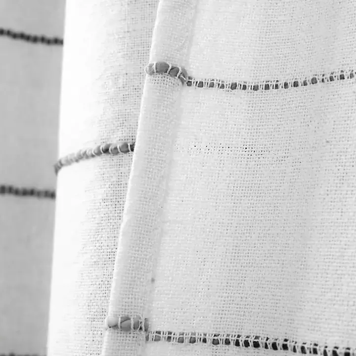 Gray Ombre Stripe Curtain Panel Set, 84 in.