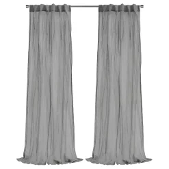 Gray Paloma Curtain Panel, 108 in.