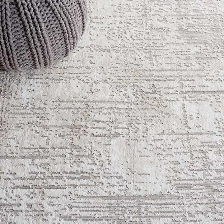 Gray Parker Textured Area Rug, 5x7