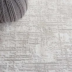 Gray Parker Textured Area Rug, 6x6