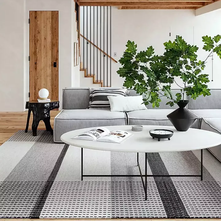 Gray Portland Emily Henderson x RugsUSA Rug, 4x6