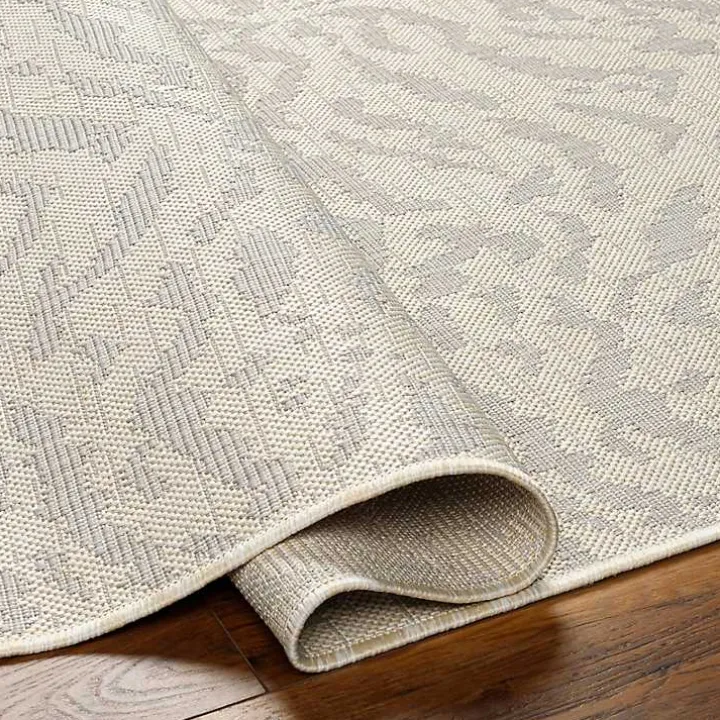 Gray Ravello Outdoor Rug, 5x7