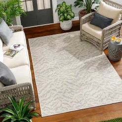 Gray Ravello Outdoor Rug, 6x9