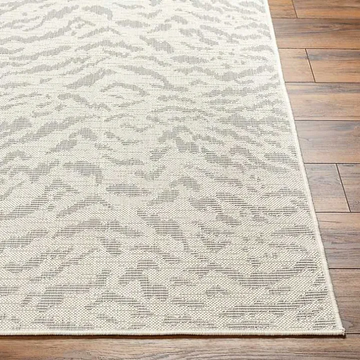 Gray Ravello Outdoor Rug, 6x9