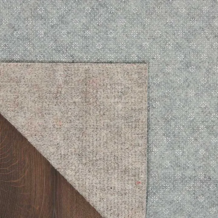 Gray Reversible Non-Slip Rug Pad, 2x8